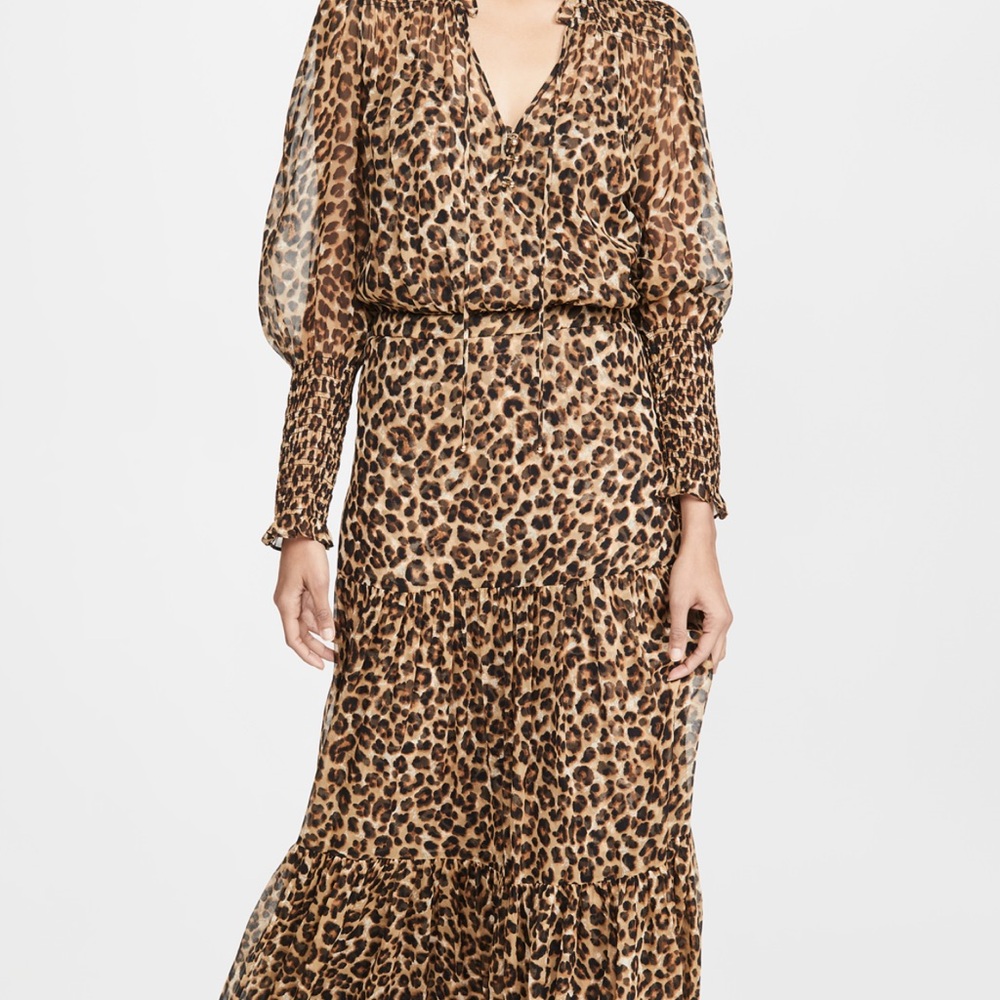 Veronica Beard Stacia Leopard print dress